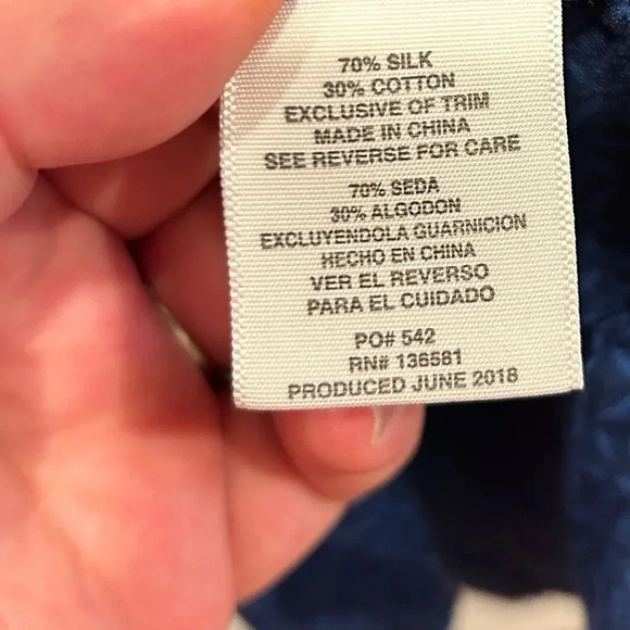 Nat Nast Silk Camp Short Sleeve Blue Hawaiian Vacation Button Down Mens XL - Picture 7 of 8